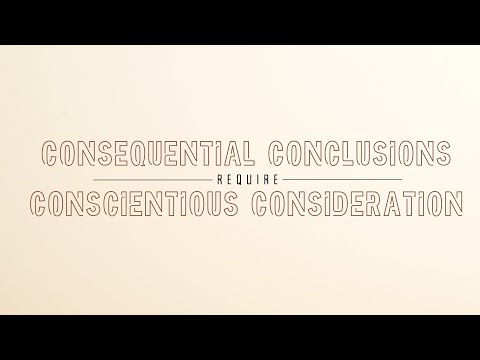 Consequential Conclusions Require Conscientious Consideration // 2 Kings 6:24-33