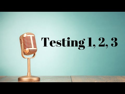 "Testing 1, 2, 3" Romans 10:14-17