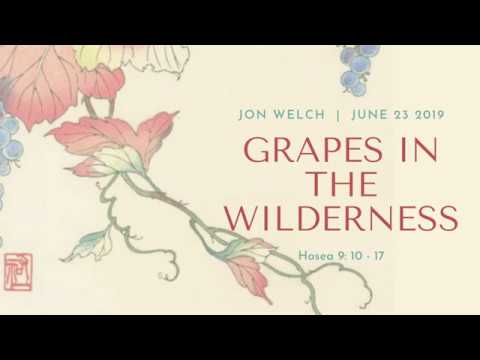 Grapes in the Wilderness | Hosea 9:10-17 | Pastor Jon Welch