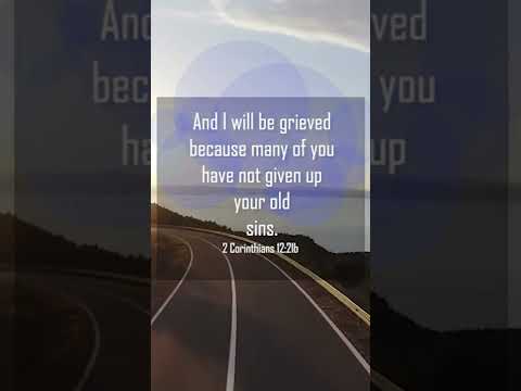 A reading of 2 Corinthians 12:21 from the New Living Translation