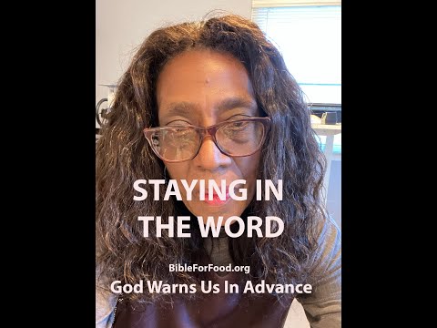 God Warns Us In Advance (Mark 13:23)