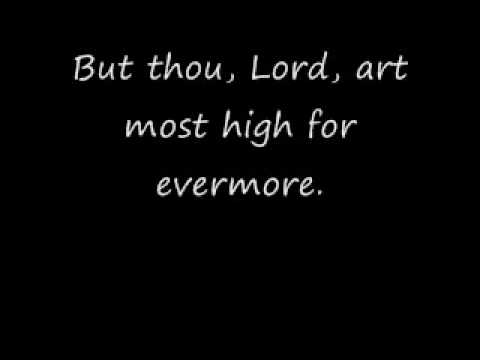 Psalm 92: 1-15; It is a good thing to give thanks unto the LORD,