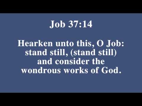 Job 37:14 KJV Children's Red Cycle 1